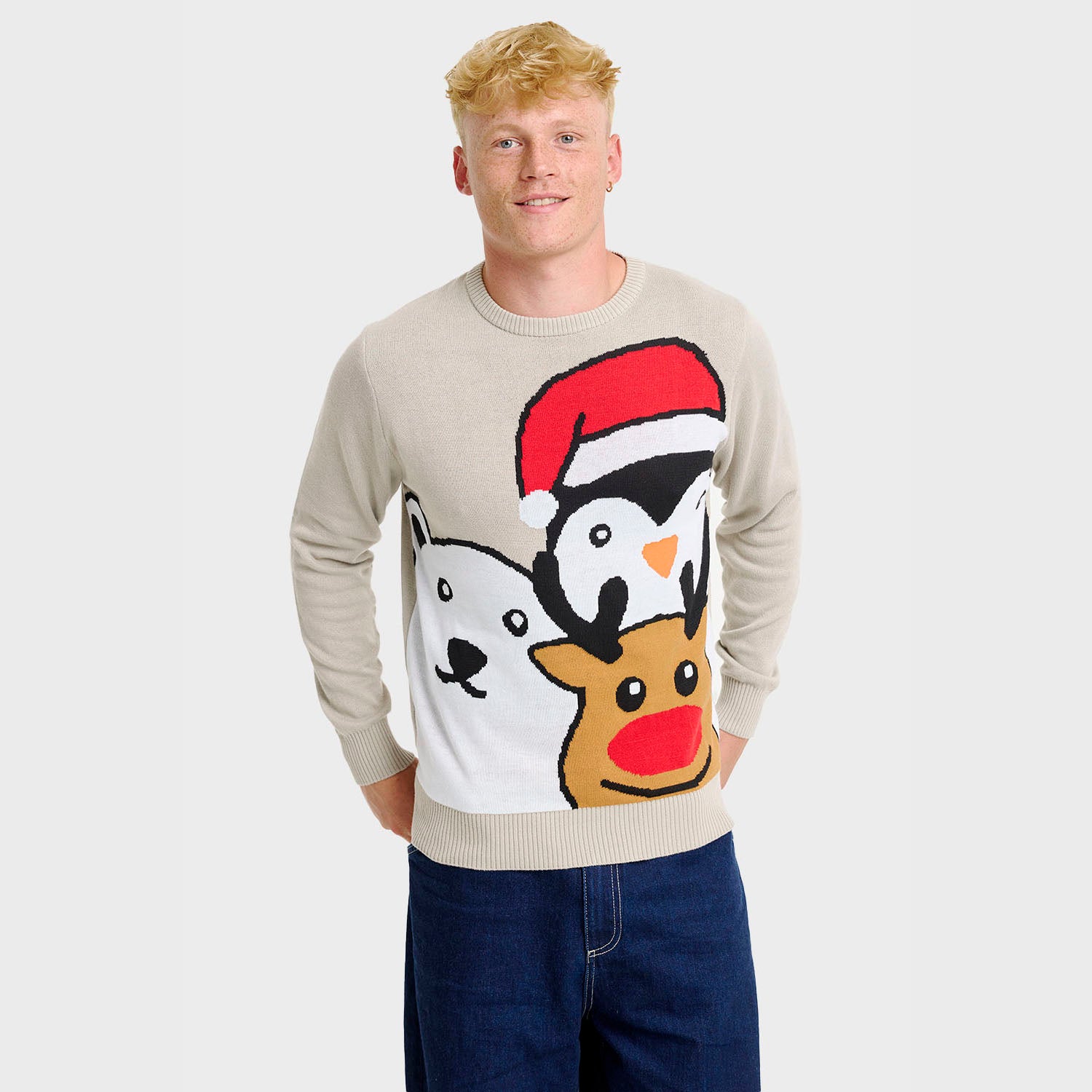Dyrejulesweater - Herre
